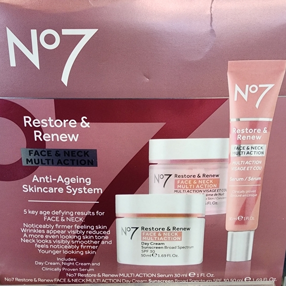No Restore and Renew skincare system